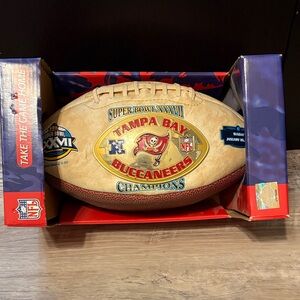 NFL Tampa Bay Buccaneers Super Bowl XXXVII Champions Football - Red, Gold, Blue